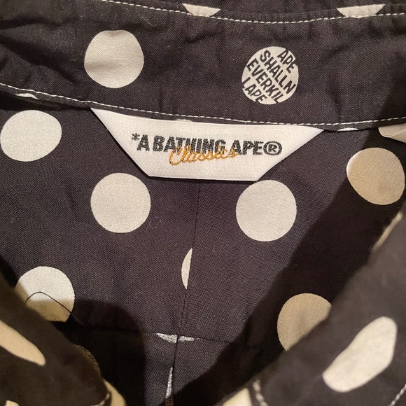 BAPE polka dot SHIRT - Picture 3 of 6